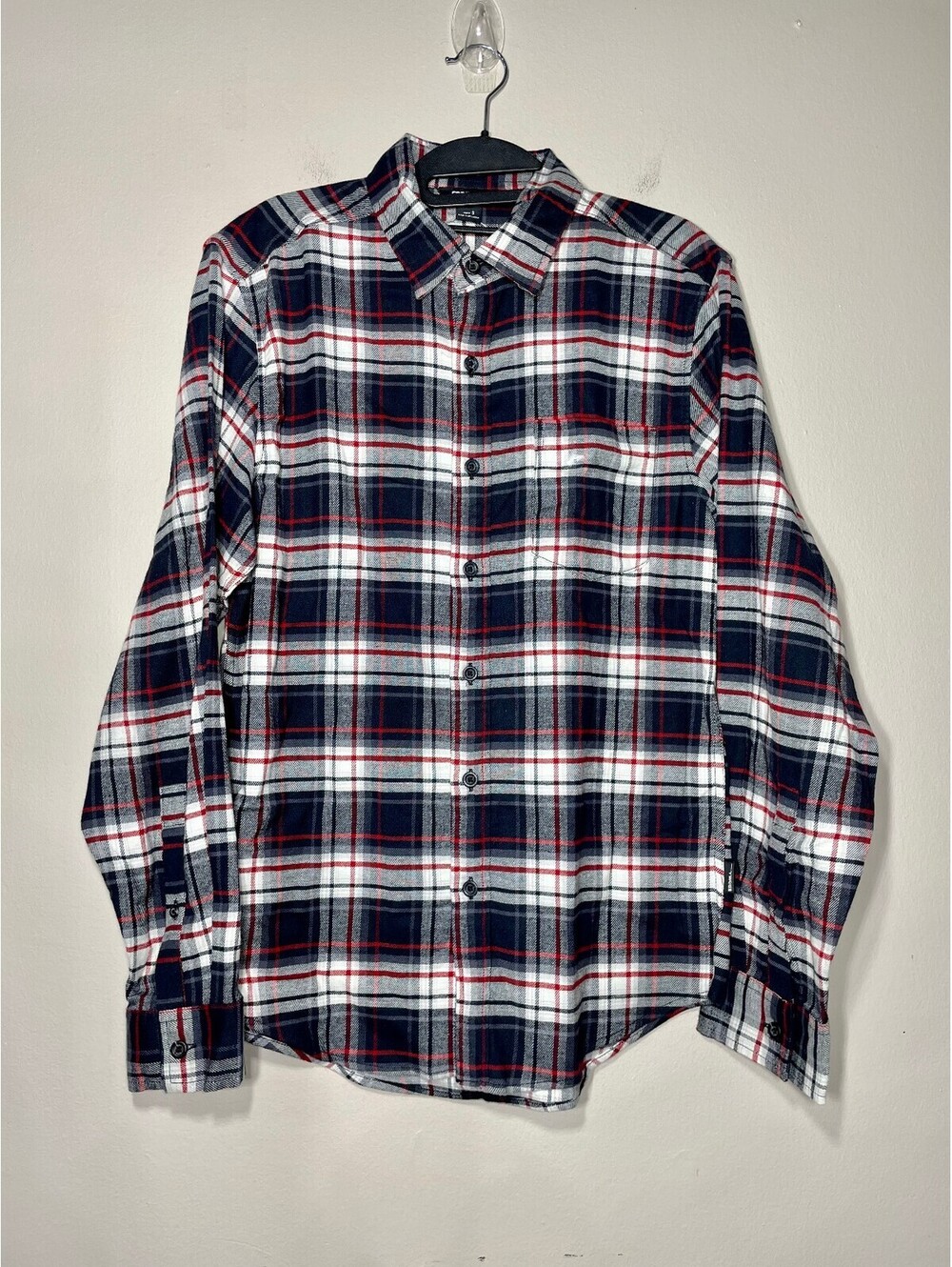 Eddie Bauer New Plaid Flannel Shirt Cabin Grunge Gorpcore S